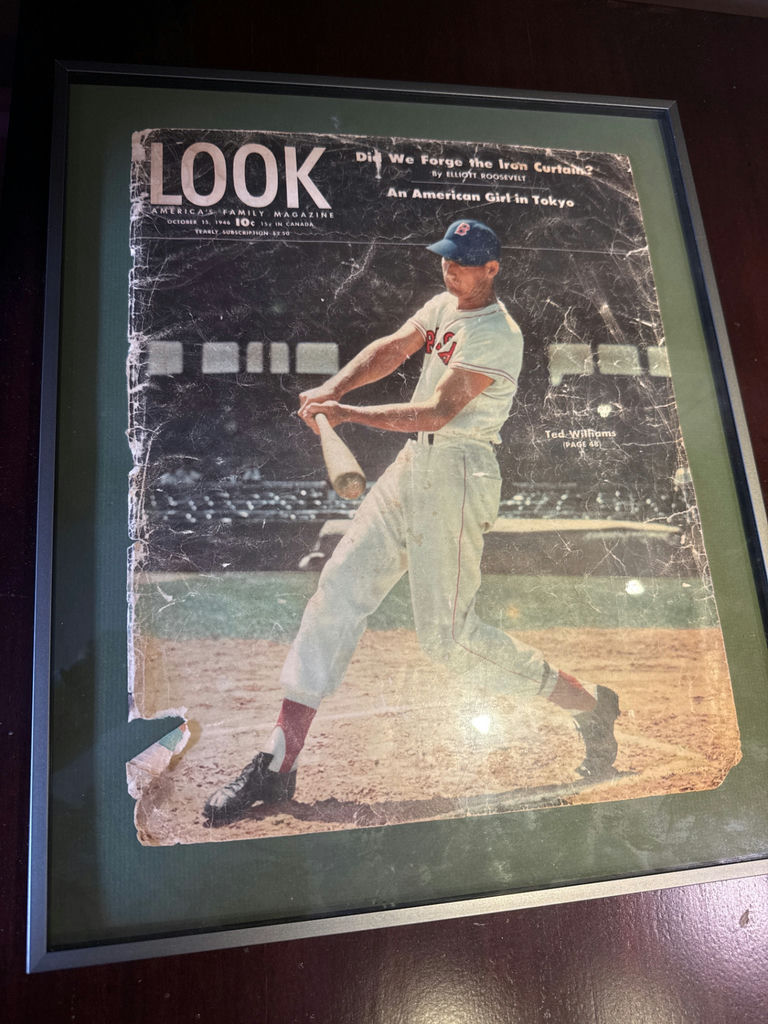 Framed LOOK Magazine Cover Featuring Ted Williams - image 3 of 3