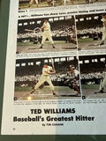 Framed Ted Williams Baseball Magazine Page - thumbnail 3 of 3