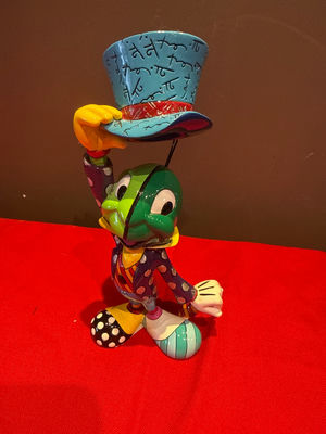 Jiminy Cricket Colorful  figurine with tall hat - Image 1 of 4