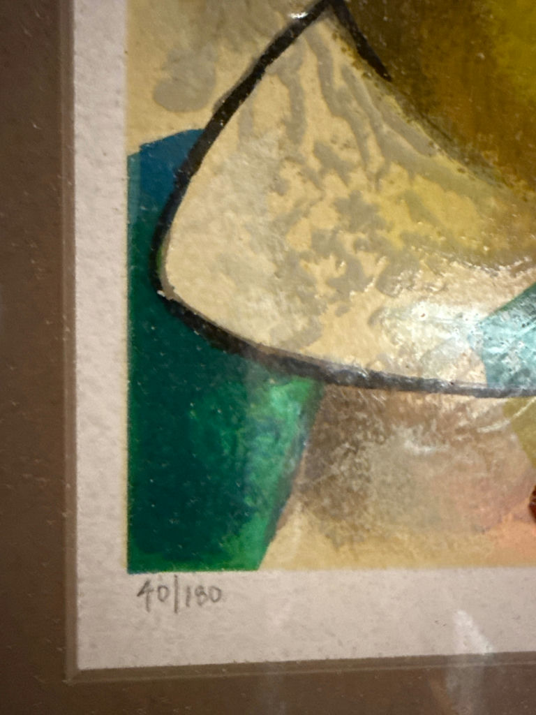 Framed Abstract Limited Edition Print - image 3 of 3