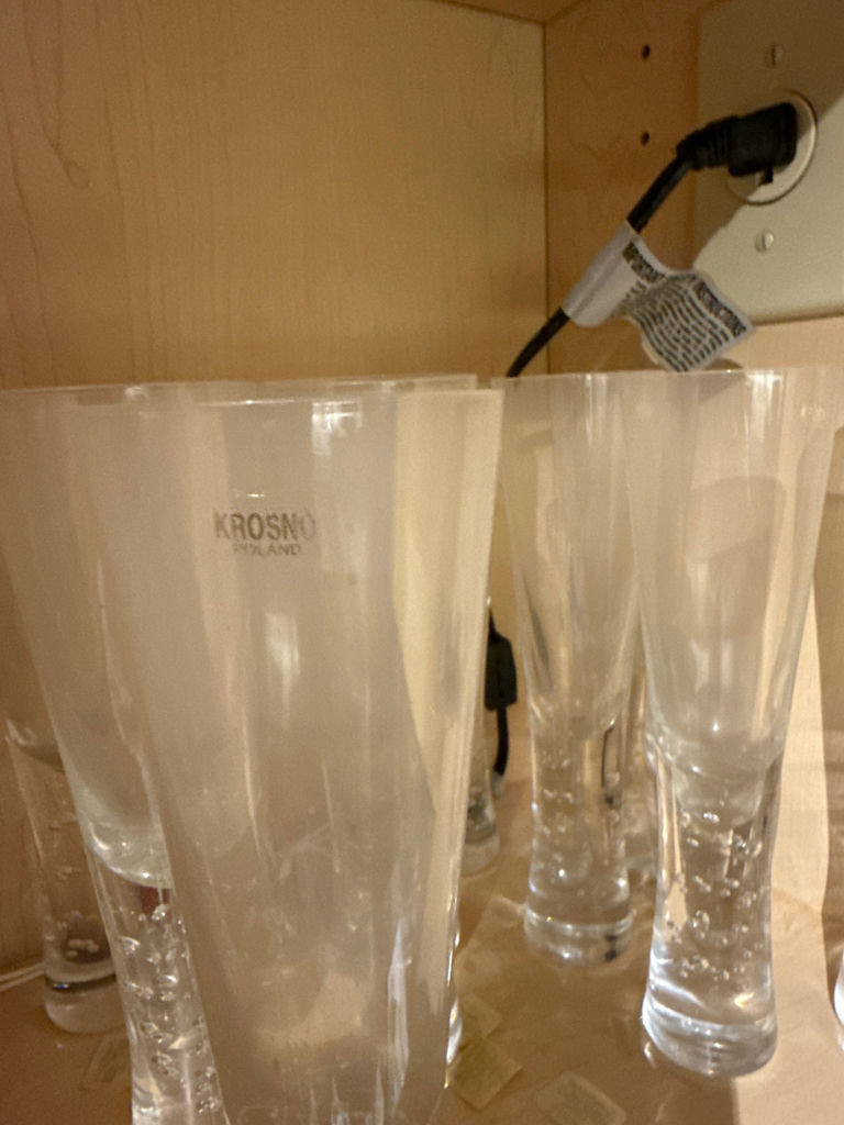 Set of Clear Champagne Flutes - image 2 of 2