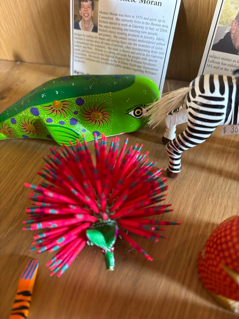 Handcrafted Painted Animal and Cactus Figurines - image 3 of 7