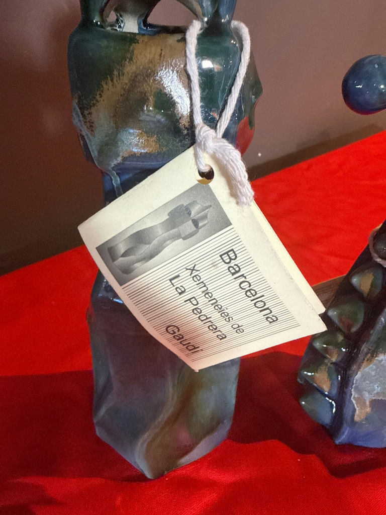 Pair of Barcelona Gaudi Ceramic Sculptures - image 3 of 4