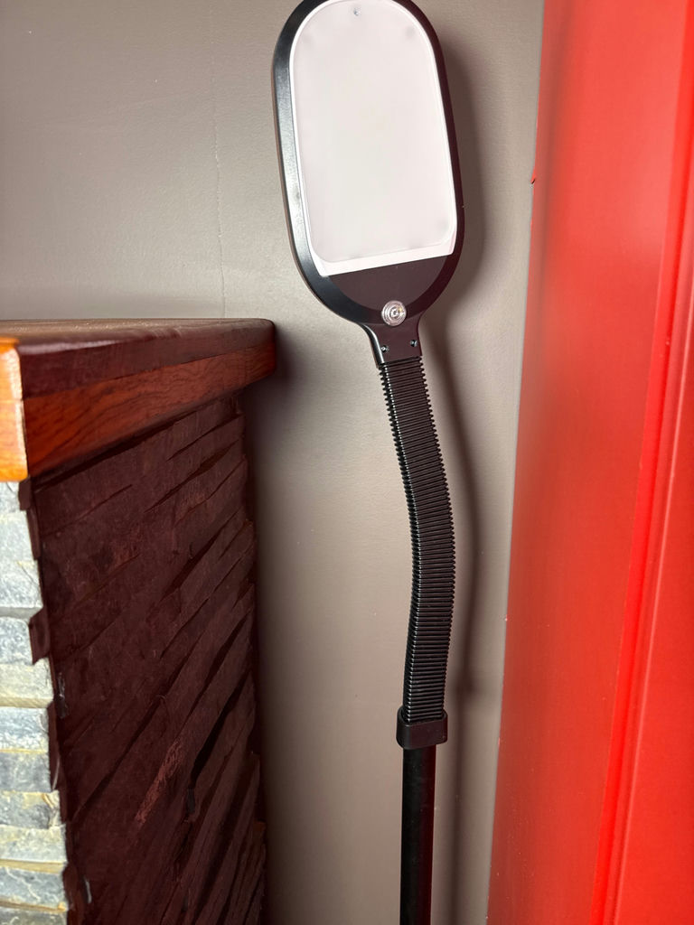 LED Black Floor Lamp - image 2 of 2