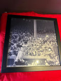 Mickey Mantle - Framed Black and White Baseball Photograph - thumbnail 1 of 2