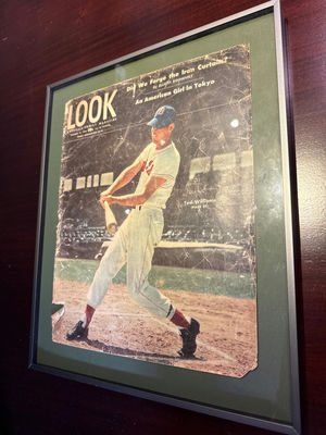 Framed LOOK Magazine Cover Featuring Ted Williams - Image 1 of 3