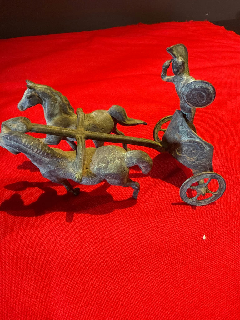 Collection of Metal Classical Figurines and Animal Figures - image 3 of 5