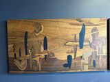 Abstract Wood Panel Wall Art Set - thumbnail 2 of 4