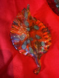 Murano glass Pair of Decorative Glass Leaf Dishes - thumbnail 2 of 4