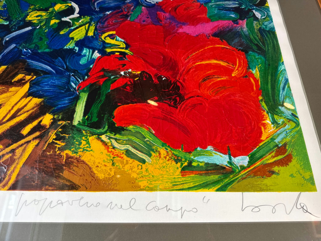 Gianni Borta - Framed Abstract Floral Art Print - image 3 of 4