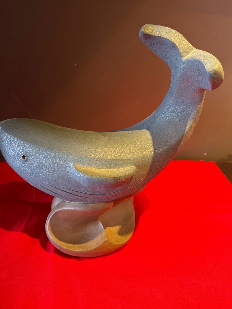 Whale Figurine Sculpture - image 2 of 3