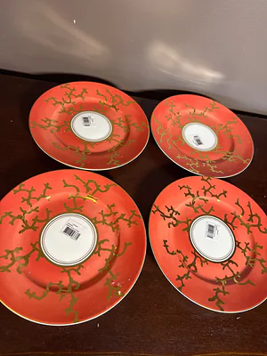 Set of Four Raynaud Cristobal Dessert Plates - Image 1 of 4