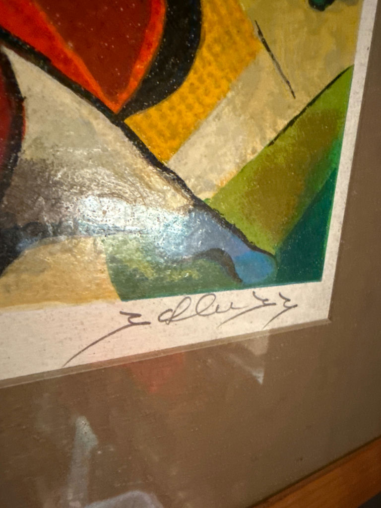 Framed Abstract Limited Edition Print - image 2 of 3