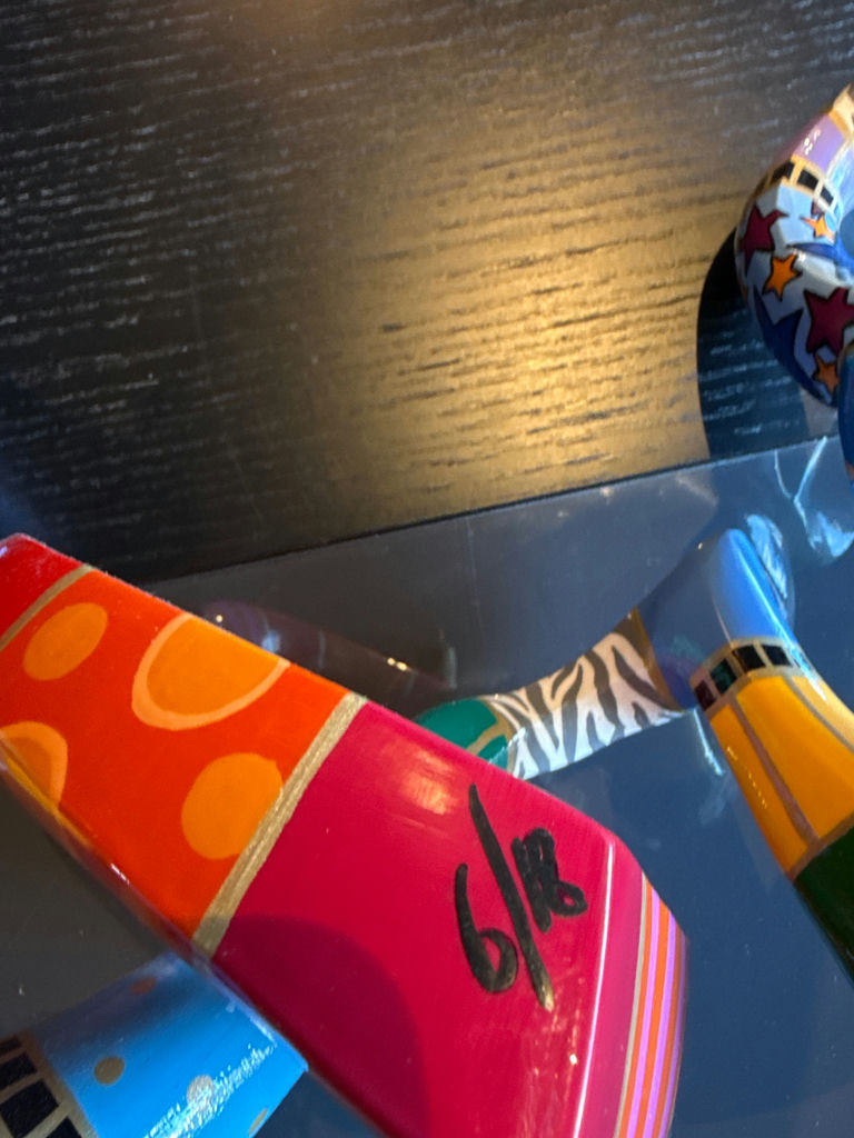 Colorful Abstract Love Sculpture - image 3 of 3