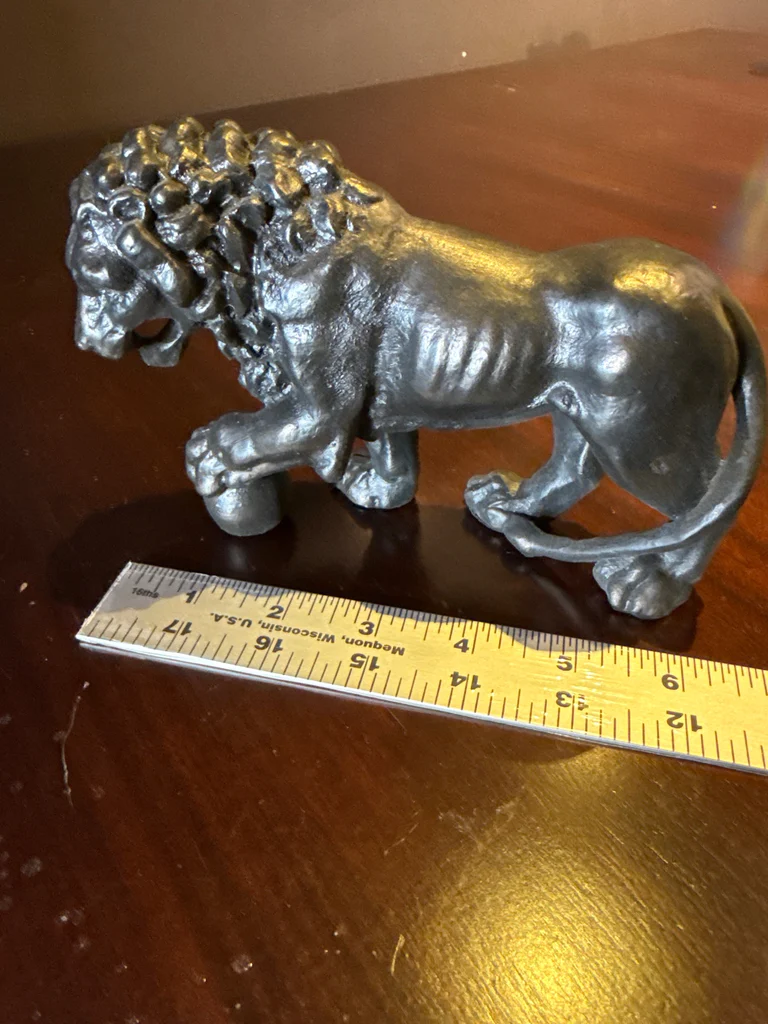 Medici Black Lion Figurine - image 4 of 4