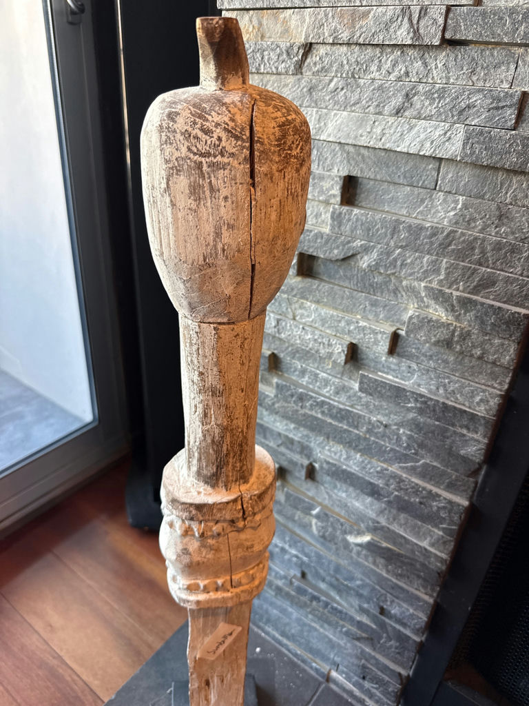Kaduna from Indonesia Carved Wooden Figure Sculpture - image 3 of 5