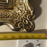 Pair of ornate gold-framed mirrors - thumbnail 4 of 5