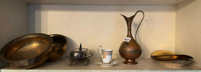 Antique metalware and ceramics collection - Image 1 of 5