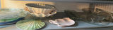 Assorted glassware and ceramic serving dishes - thumbnail 1 of 10