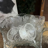 Kissing puppies sign with glassware, teapot, and vintage kitchenware - thumbnail 3 of 7