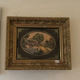 Assorted framed artworks and decorative clock - thumbnail 7 of 10