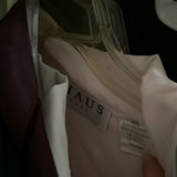 Fabric wardrobe with hanging clothes and hats - thumbnail 5 of 6