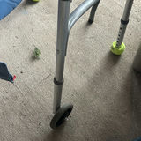 Blue pad and walker with metal frame - thumbnail 3 of 4