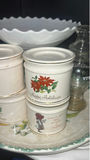 Christmas-themed ceramic canisters, bowls, sleighs and glassware - thumbnail 3 of 7