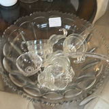 Glass Punch Bowl Set with Ladle and 10 Cups - thumbnail 4 of 4