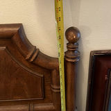 Ornate vintage mirrors, framed floral art, and decorative gold-tone sconce - thumbnail 9 of 15