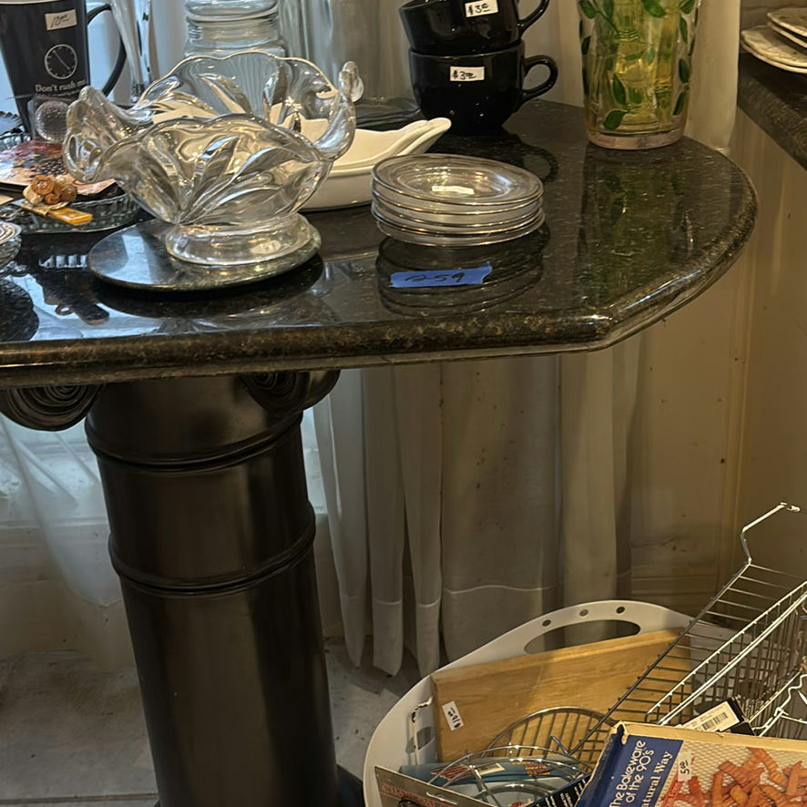 Assorted Dinnerware, Glassware and Decor on Display Table - image 5 of 7