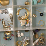 Assorted jewelry collection: earrings, bracelets, brooches, and pendants - thumbnail 12 of 13