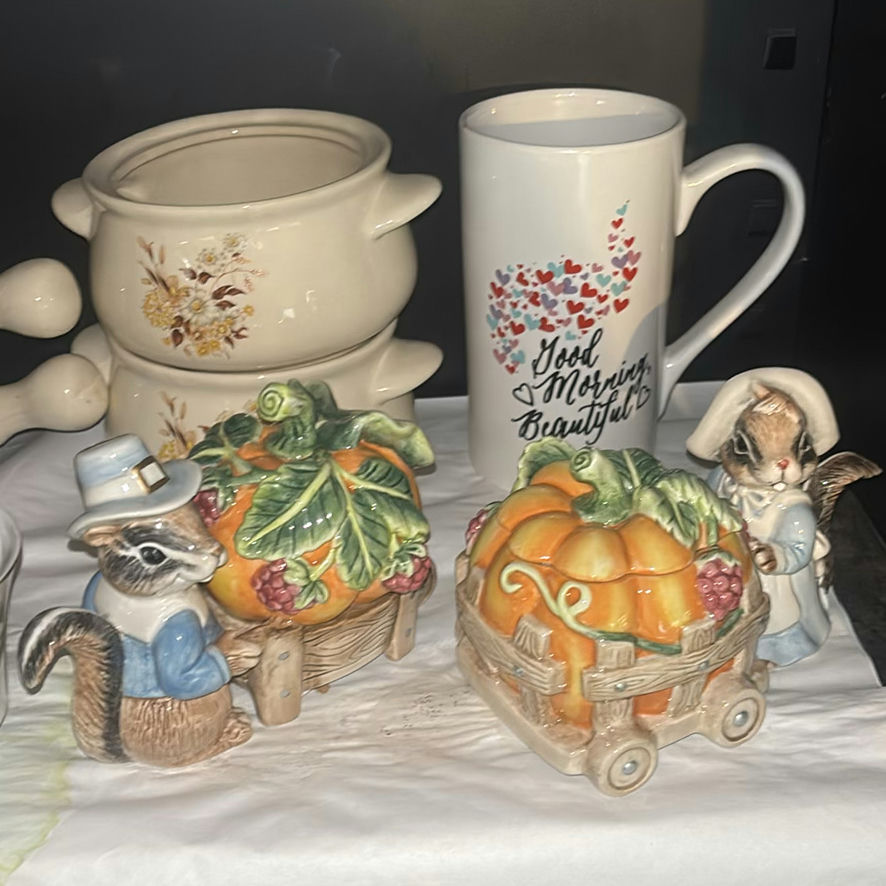 Assorted Ceramic Kitchenware and Decorative Pottery - image 3 of 6