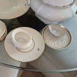 Lenox porcelain dinnerware collection with gold trim - thumbnail 2 of 27