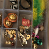 Assorted jewelry in a multi-compartment organizer - thumbnail 11 of 13