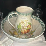 Christmas-themed ceramic canisters, bowls, sleighs and glassware - thumbnail 7 of 7