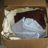Box of assorted fabrics and lace - thumbnail 4 of 5