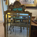 Ornate gold-framed wall mirror - thumbnail 2 of 5