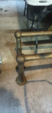 Copper pipe frame with floor flange bases - thumbnail 2 of 7