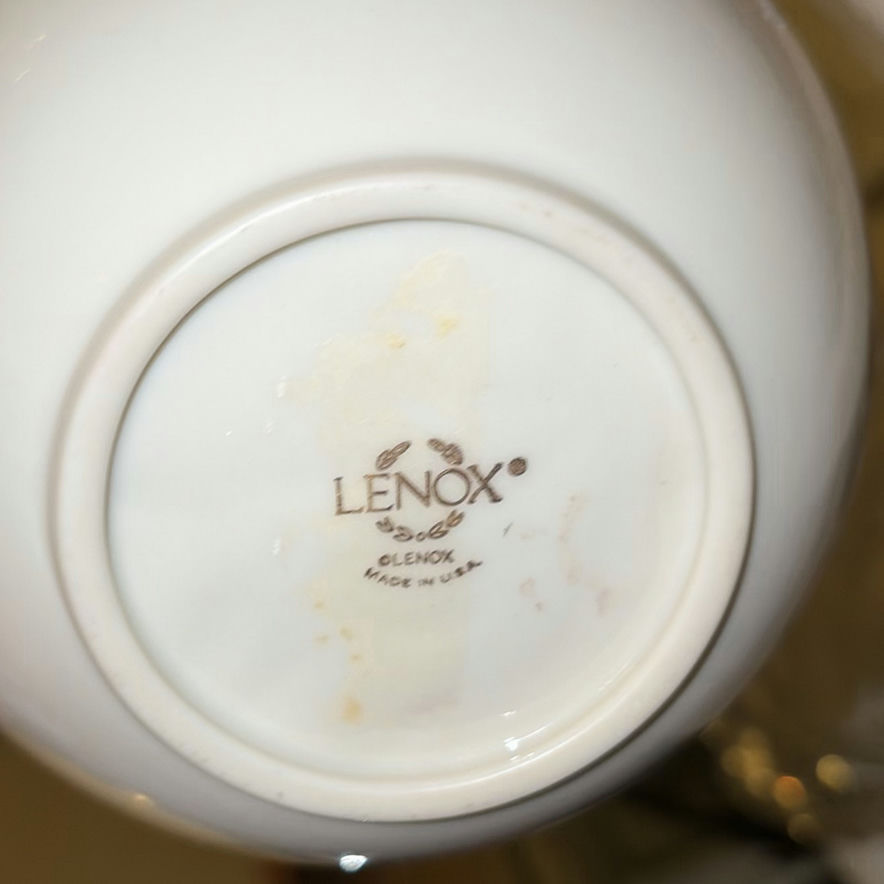 Lenox White Porcelain Decorative Set with Gold Trim - image 9 of 13
