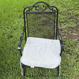 Outdoor metal chairs and decorative iron plant stand - thumbnail 5 of 6