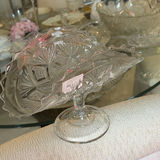 Crystal punch bowl set with pedestal and matching cups - thumbnail 7 of 7