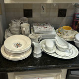 Assorted floral dinnerware and kitchenware - thumbnail 1 of 21