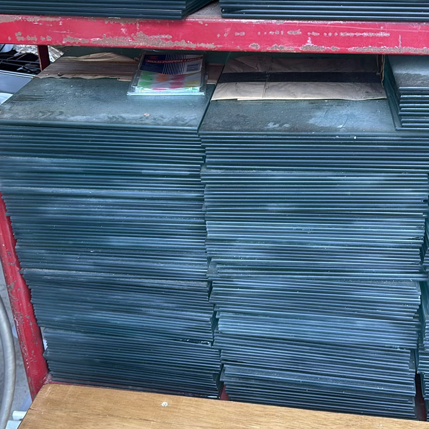 Stacks of glass and rack - image 3 of 7
