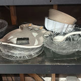 Etched glassware and serving bowls collection - thumbnail 2 of 6