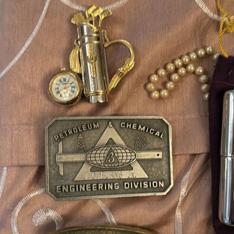 Vintage memorabilia collection with BAR X Ranch patches and assorted items - image 3 of 6