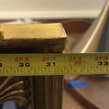Ornate gold-framed wall mirror - thumbnail 4 of 5