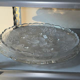 Glass platter and assorted porcelain dinnerware - thumbnail 1 of 6
