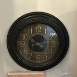 Framed floral still life prints, vintage carriage scenes, and a round wall clock - thumbnail 6 of 6