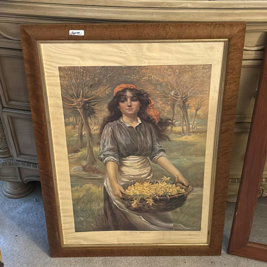 Assorted framed art and picture frames - image 6 of 7